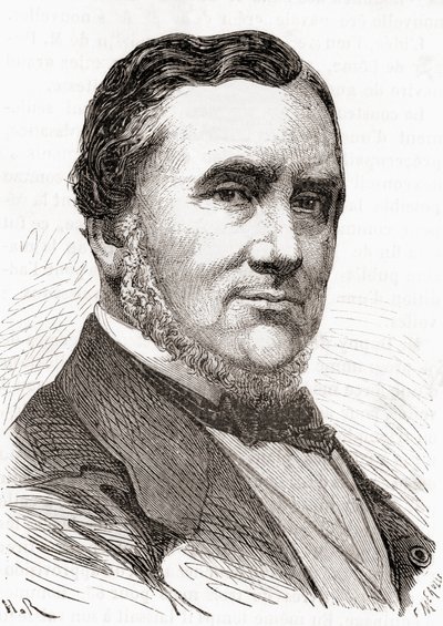 Stanislas Charles Henri Dupuy de Lôme, z Les Merveilles de la Science, opublikowanego ok. 1870 r. (rycina) autorstwa French School