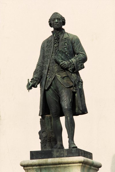 Posąg Georgesa Louisa Leclerca, hrabiego Buffon (1707-1788), Montbard (21 Cote d