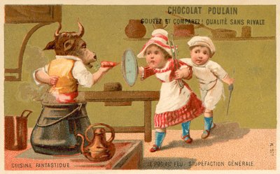 Gulasz - ogólne osłupienie (chromolitho) autorstwa French School
