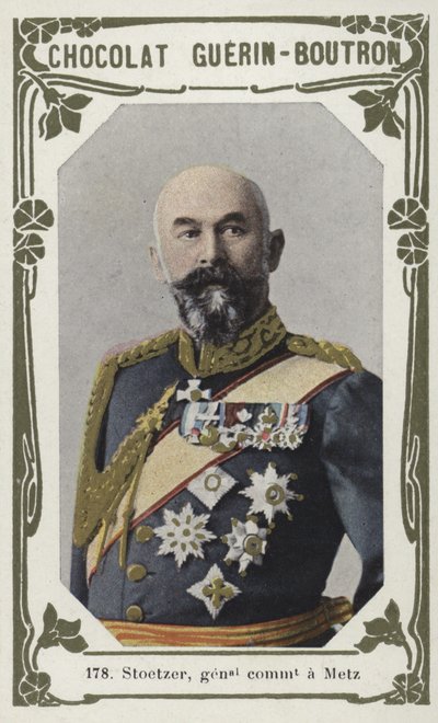Stoetzer, komendant generalny a Metz (kolorowe zdjęcie) autorstwa French School
