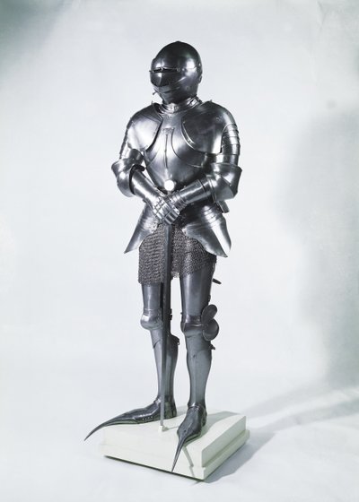 Zbroja z poulainami, ok. 1480 (metalowa) autorstwa French School