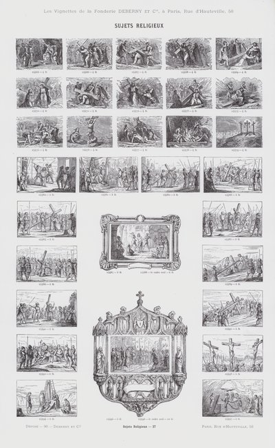 Przedmioty religijne (grafika) autorstwa French School