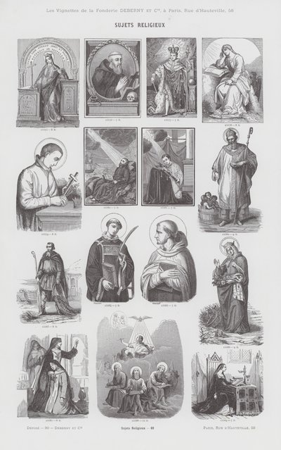 Przedmioty religijne autorstwa French School