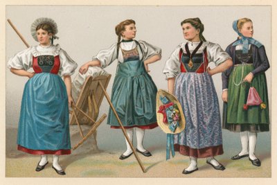 Szwajcaria kostium autorstwa French School