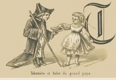 T: Tabaka i Płótno Wielkiego Tatusia autorstwa French School