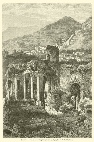 Taormina (grawerowanie) autorstwa French School