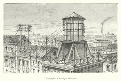 napowietrzna telegrafia elektryczna, autorstwa French School