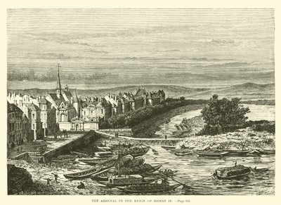 Arsenał za panowania Henryka IV autorstwa French School