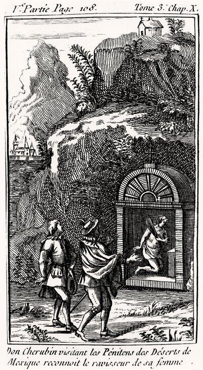 „Kawaler z Salamanki”, c.1759 (rycina) autorstwa French School