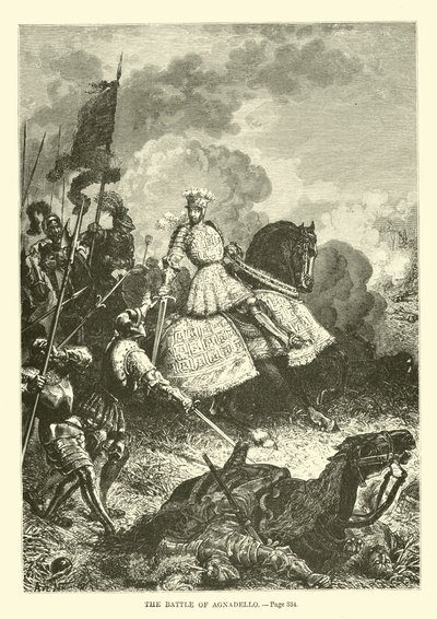 Bitwa pod Agnadello autorstwa French School