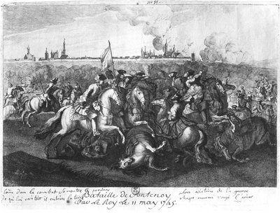 Bitwa pod Fontenoy, 11 maja 1745 autorstwa French School