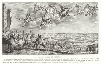 Bitwa pod Fontenoy, wojna o sukcesję austriacką, 1745 autorstwa French School