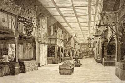 Bazar de la Charité w Paryżu przed pożarem 4 maja 1897 r. autorstwa French School