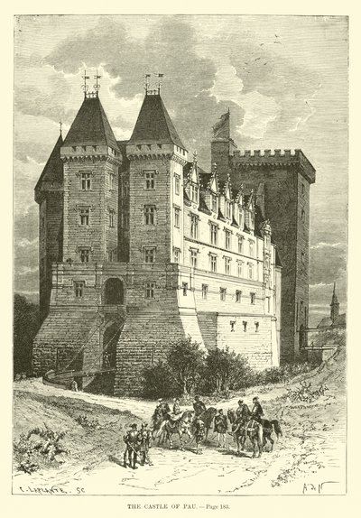 Zamek Pau autorstwa French School