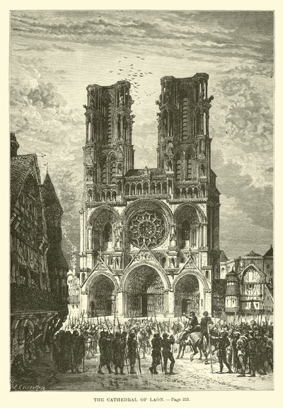 Katedra w Laon autorstwa French School