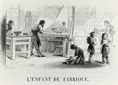 Dziecko Fabryki, c. 1842 autorstwa French School