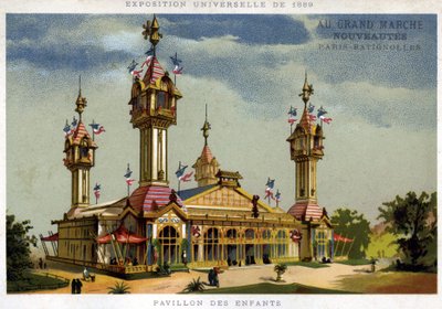Pawilon Dziecięcy, Paryż Batignolles. autorstwa French School