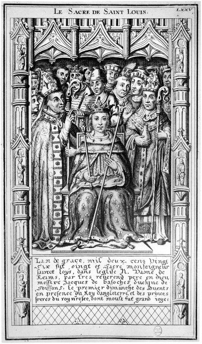 Konsekracja św. Ludwika w 1226 r., XVI-XVII w. autorstwa French School