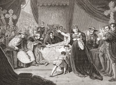 The Court for the Trial of Queen Katharine autorstwa George