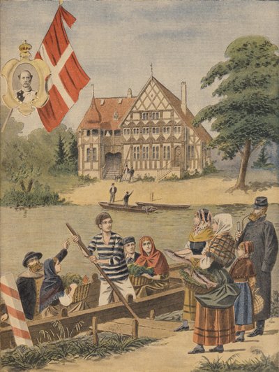 Pawilon Duński na Wystawie Światowej 1900, Paryż, ilustracja z Le Petit Journal, 19 sierpnia 1900 autorstwa French School