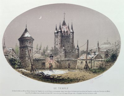 Donjon Świątyni, Paryż autorstwa French School