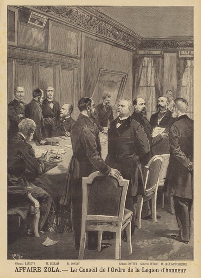 Sprawa Emila Zoli o zniesławienie - Rada Zakonu Legii dHonneur autorstwa French School