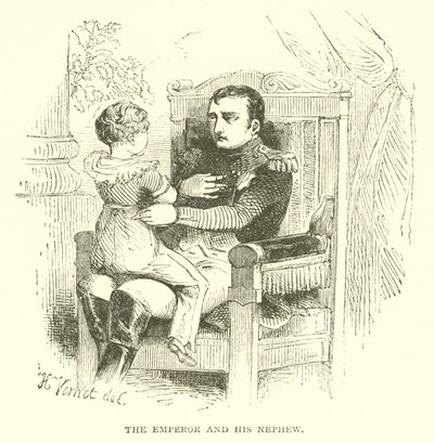 Cesarz i jego siostrzeniec (rycina) autorstwa French School