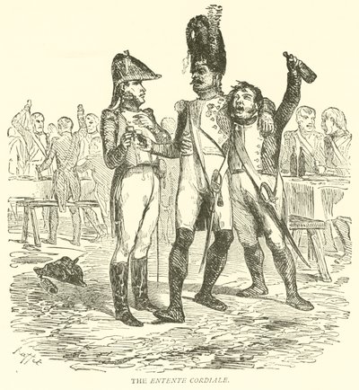 Entente Cordiale (grawerowanie) autorstwa French School