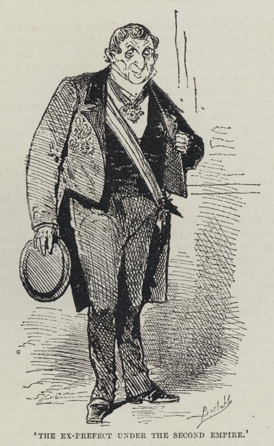 "Były prefekt w czasach Drugiego Cesarstwa" (rycina) autorstwa French School