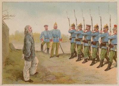 Egzekucja Francois Debergu autorstwa French School