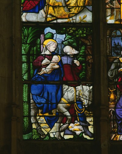 Ucieczka do Egiptu, 1598 autorstwa French School
