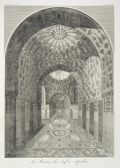 Dom Żyda w Isfahanie, z Voyages du Chevalier Chardin en Perse, et autres Lieux d