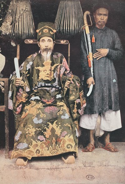 Kinh Luoc lub wicekról cesarzy w Tonkin, 1896 autorstwa French School