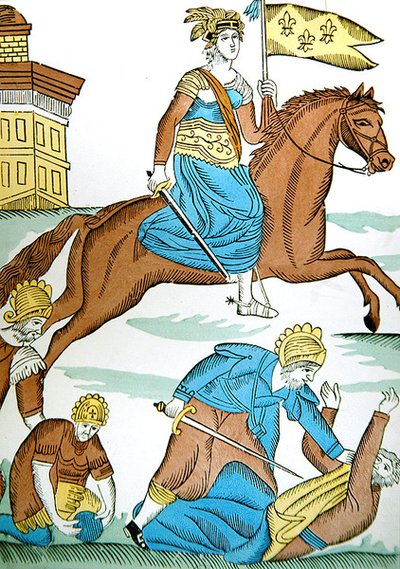 Pokojówka orleańska, c.1820 (kolor lito) autorstwa French School