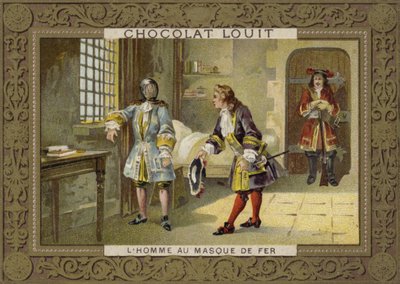 Człowiek w żelaznej masce autorstwa French School