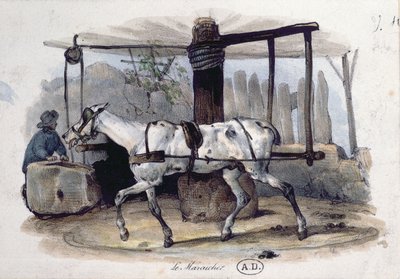 Ogrodnik targowy, 1840 autorstwa French School