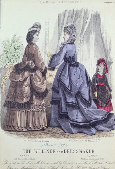 Miller i krawcowa, 1888 autorstwa French School