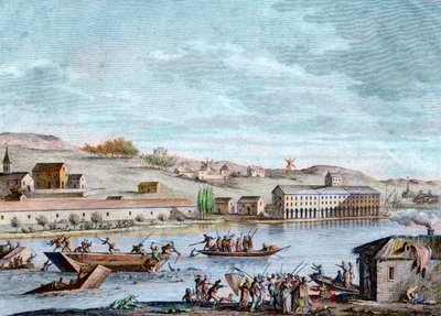 Utonięcie Nantes, panowanie terroru, 1793 autorstwa French School