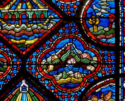 Okno Noego: powódź (w47) autorstwa French School