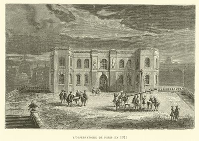 Obserwatorium Paryskie w 1671 r. (rycina) autorstwa French School