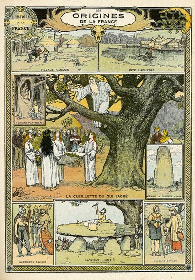 Początki Francji, z "Histoire de France autorstwa French School