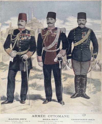 Armia Osmańska, 1895 autorstwa French School