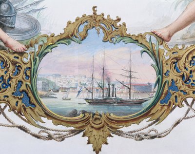 Port w Sewastopolu, 1854 autorstwa French School