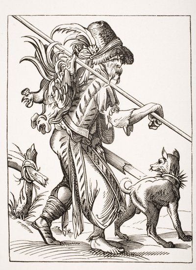 Poulterer, według ilustracji z XVI wieku narysowanej i rytowanej przez Josta Ammana (1539-91) z 