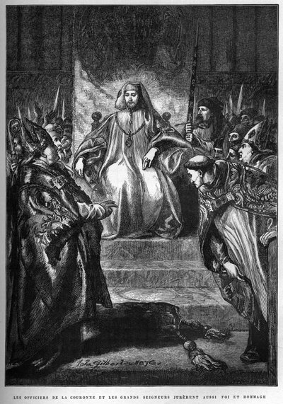 Proklamacja Henryka IV (1367-1413) króla Anglii autorstwa French School