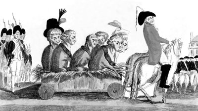 Powrót z Varennes, 21 czerwca 1791 r. autorstwa French School