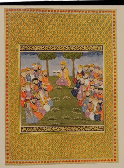 Świetliki wiedzy i historii, ilustracja do Nocy arabskich, 1895 (grafika kolorowa) autorstwa French School