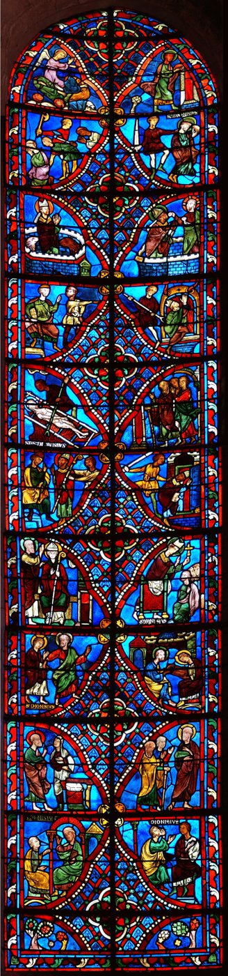Okno St Denys autorstwa French School