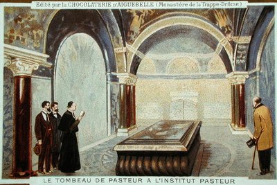 Grób Ludwika Pasteura (1822-95) w l