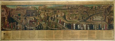 Dwie ścieżki religii, obraz podziału między protestantyzmem a katolicyzmem (patrz także 174605 i 174606) autorstwa French School